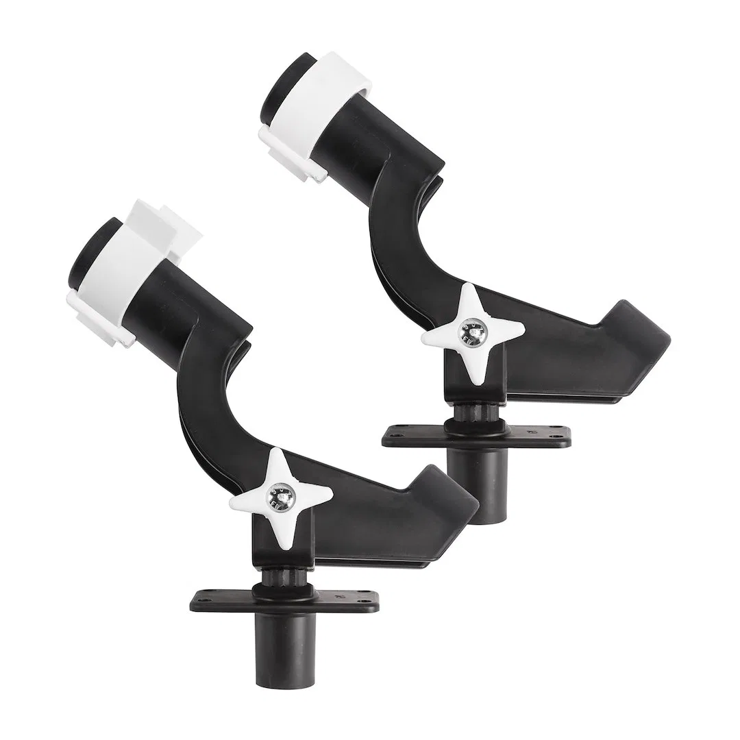 6040 – WISE SEATING Fishing Rod Holder, Flush Mount Holds Spinning And Casting Reels Cradle Style Hold Black Copolyme...